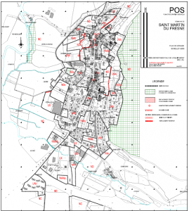 plan de zonage St Martin du Fresne