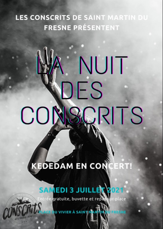 3 Juillet : NUIT des CONSCRITS, Venez nombreux